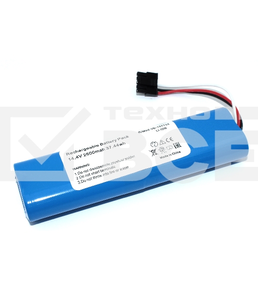 Аккумулятор для пылесоса Proscenic LDS M7, Xiaomi STYTJ02YM,Haier JX37 14,4V 2600mah