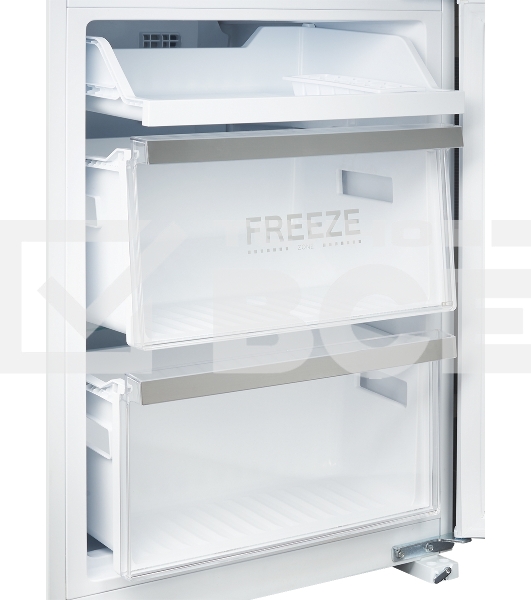 Встраиваемый холодильник Kuppersberg NBM 17863, Габариты(ВхШхГ):178.5x54x54,5; Перенавешиваемые двери, Класс энергопотребления А++ (222 кВт/ч), No-frost, 182л/59л, Уровень шума: 41 Дб