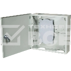 Кросс оптический настенный на 8 SC адаптеров, металлический с замком, фото2