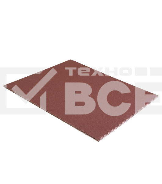 Шкурки шлифовальные Kranz в листах на тканевой основе, водостойкие 230х280мм, Р320 (10 шт/уп)