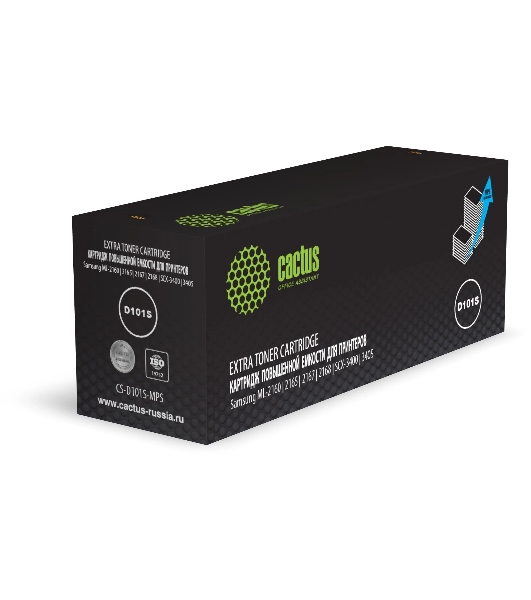 Картридж лазерный Cactus CS-D101S-MPS MLT-D101S черный (5000 стр.) для Samsung ML-2160/2165/2167/2168/SCX-3400/3405