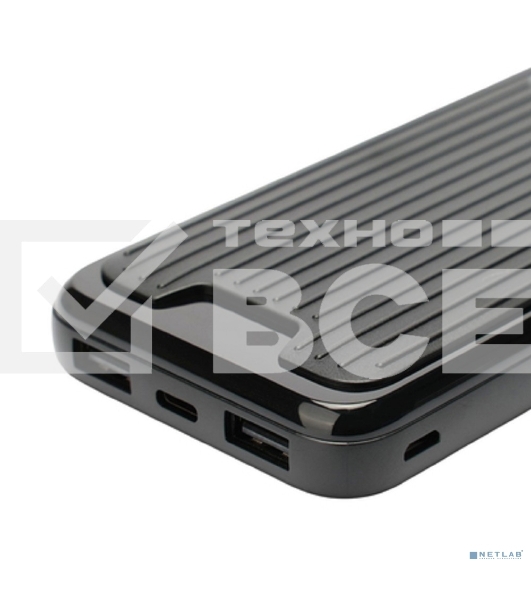 Портативный аккумулятор Gembird GPB-10, 10000мА·ч, 2A, черный