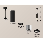 Светильник Ambrella Light XP7405002 PSL/SBK/PBK серебро полированное/черный песок/черный полированный MR16 GU5.3, фото 1