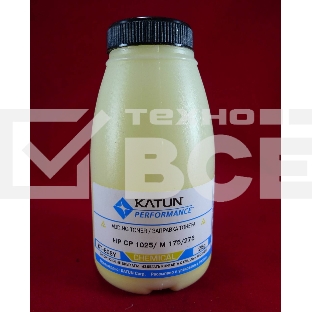 Тонер HP CP 1025/M 175/275 Yellow, химический (фл.25г.) Katun фас. Россия
