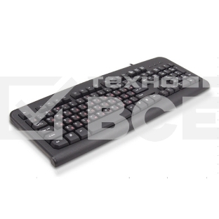 Клавиатура Lime K-0494 RLSK USB Standart Black 104 keyboard with RUS/LAT keys and Special scroll key, Rus(red)/Lat(white)