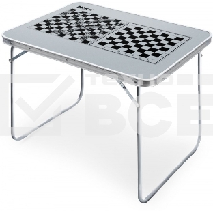 Стол НИКА ССТ-5/И складной игровой, металик