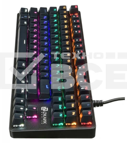 Клавиатура Oklick 969G SHOTGUN проводная, USB, черный