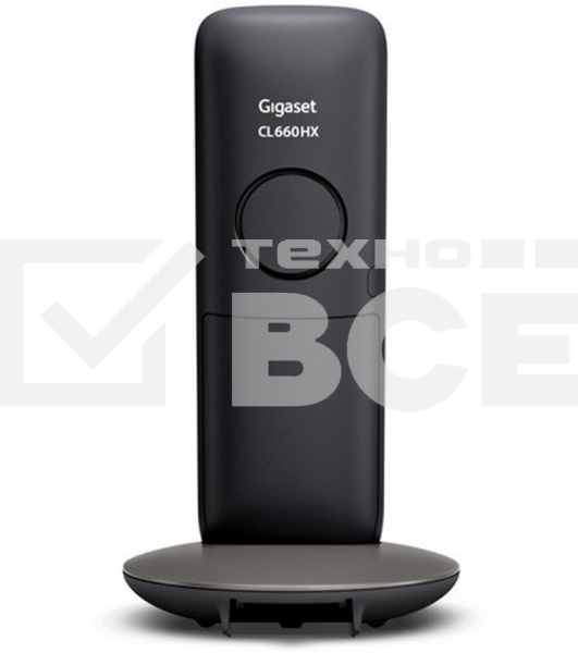 Дополнительная трубка Dect Gigaset CL660HX черный для CL660HX