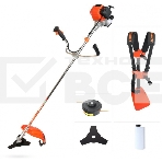 Бензотриммер PATRIOT PT 415T (1+1) [250106242]{4-ТАКТНЫЙ двигатель, раб.объем 31сс, 1.3 л.с., полуавтоматическая катушка,3Т нож, 40Т диск, ранцевая портупея}, фото17