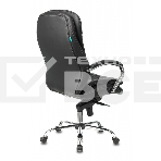 Кресло руководителя Бюрократ T-9950/BLACK черный, кожа, крестовина хром, фото5
