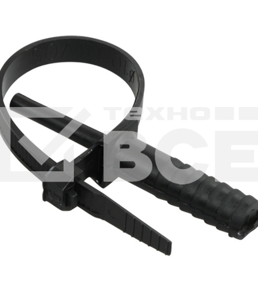 Хомут кабельный дюбельный ИЭК UHH80-7-150-50-K02-F ХД 7х150 полиамид черный (уп.50 шт)