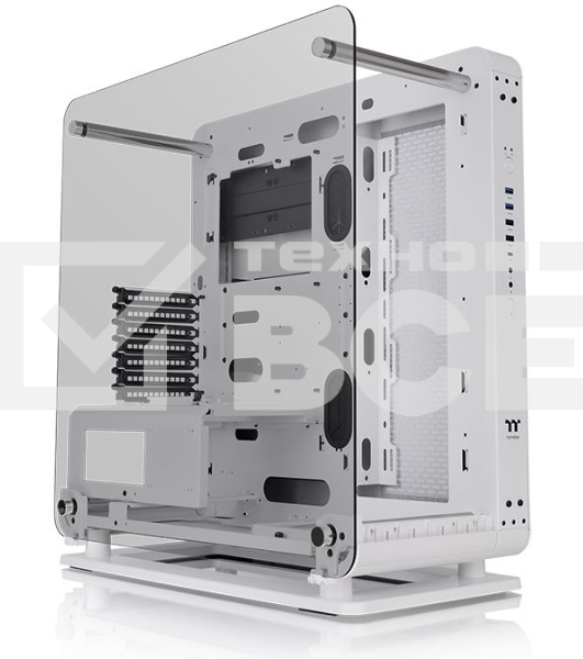 Компьютерный корпус Thermaltake Core P6 TG белый без БП ATX 18x120mm 12x140mm 2xUSB2.0 2xUSB3.0 audio bott PSU