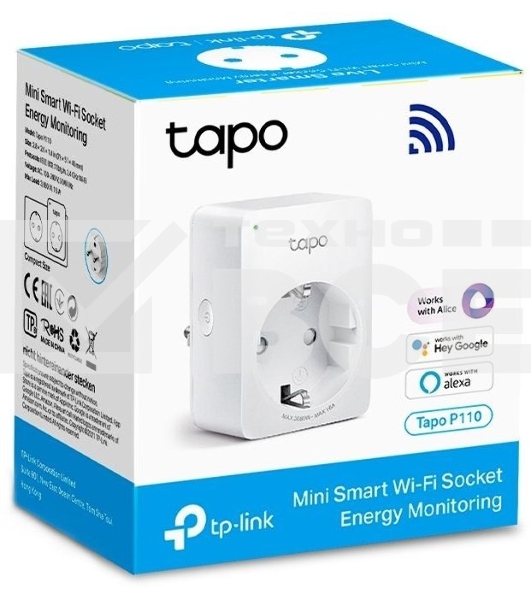 Умная розетка Mini Smart Wi-Fi Socket, Energy MonitoringSPEC: 100-240 V, Max Load 16 A, 50/60 Hz, 2.4 GHz Wi-Fi networkingFEATURE: Amazon Certified for Humans (FFS), Energy Monitoring, Voice Control (works with Amazon Alexa and Google Assistant), Remote Control
