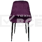 Стул для кухни Бюрократ KF-5_2 комплект 2 шт фиолетовый зигзаг металл черный на ножках (KF-5/ZIG/VIOLET_2), фото3