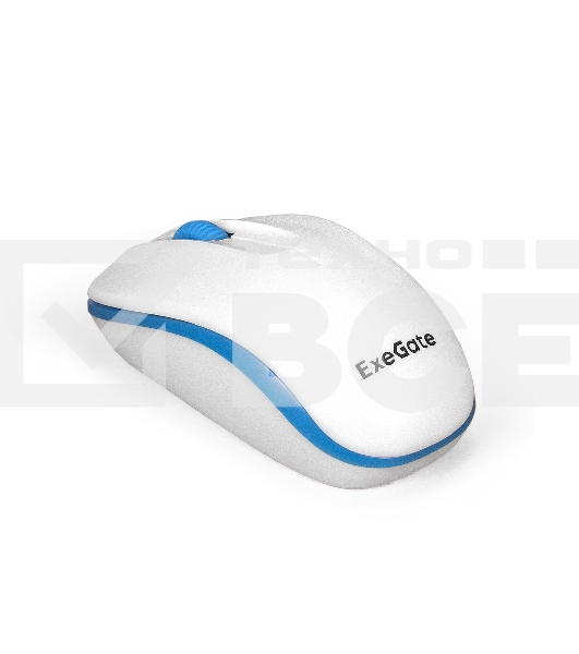 Мышь беспроводная ExeGate Professional Standard SR-9055W белый, 1200 dpi, радиоканал, USB, кнопки - 3