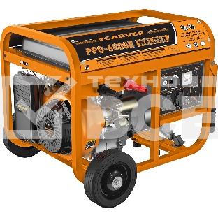Электрогенератор бензиновый Carver PPG- 6500E WELDER, 5.5 кВт, 76 дБ, 92 кг
