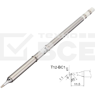 Жало для индукционных паяльников T12-BC1