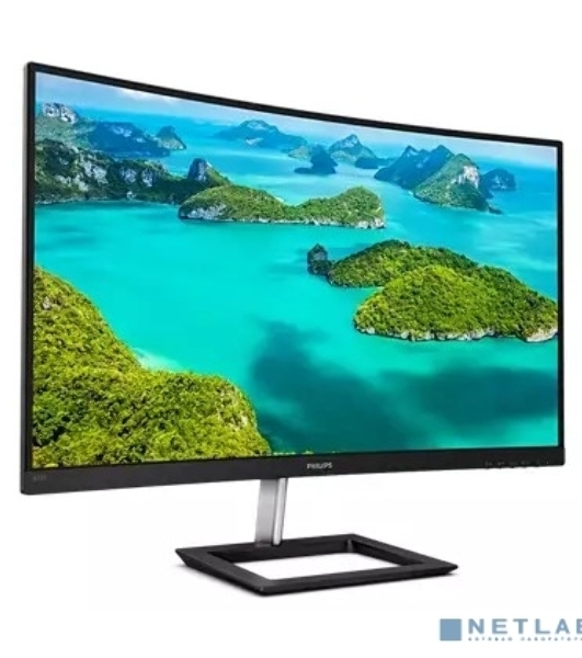 Монитор 31.5' Philips 322E1C VA 1920x1080, 75 Гц, 4 мс, 16:9, 250 кд/м2, 1xHDMI, 1xDP, изогнутый, 1x3.5 мм, черный