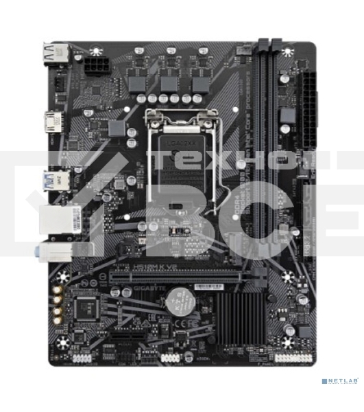 Материнская плата Gigabyte H510M K V2 (rev. 2.0), LGA 1200, Intel Q470, 2xDDR4, 2xSATA, 1xM.2, 1xPCIe 3.0 x16, 1xPCIe 3.0 x1, 1xHDMI, 1x 1Gb LAN, 2xUSB 3.2 Gen 1, 4xUSB 2.0, 3x3.5 мм, 7.1, Micro ATX