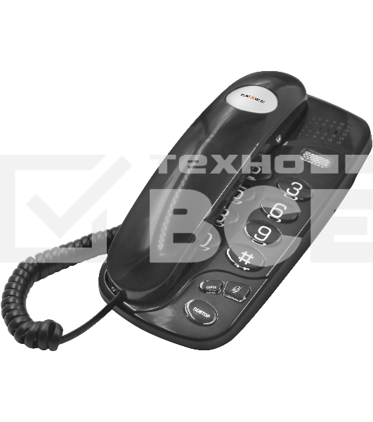 Проводной телефон teXet TX-238 черный