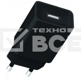 Сетевое зарядное устройство GoPower GP1U 1USB 2.4A 12W черный (1/120/480)