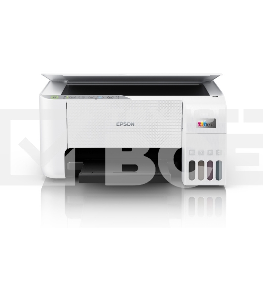 МФУ струйный Epson L3256 (C11CJ67407/C11CJ67414/C11CJ67421/C11CJ67519/C11CJ67504/C11CJ67524/C11CJ67516), A4 цветное, печ. до 10 стр/мин. (ч/б) до 5 стр/мин. (цвет), 1440 x 5760 dpi (печать) 1200x2400dpi (скан.), USB, Wi-Fi