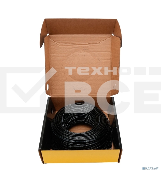 Кабель Cablexpert Россия, UPC-5051E-4-CU-OUT/100, UTP outdoor 4x2x0.51, медный, кат.5e, однож., 100м, box, черный