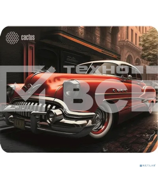 Коврик для мыши Cactus Red Car 300x250x2мм (CS-MP-P07M)