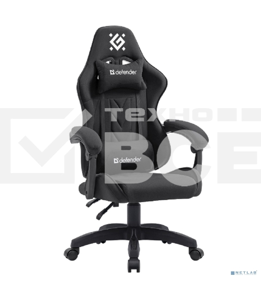 Кресло игровое Defender Breeze черный, класс 3, ткань