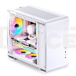 Корпус без блока питания JONSBO U4 Mini, Mini-Tower, TG, no fan, 1xUSB-A 3.0 + 1xUSB-C 3.2, mATX, mITX White, фото8