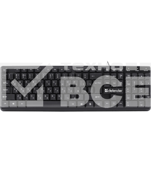 Клавиатура Defender Symbol HB-559 RU проводная USB чёрный