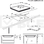 Индукционная варочная панель Electrolux EIV6340X черный/серебристый, фото3