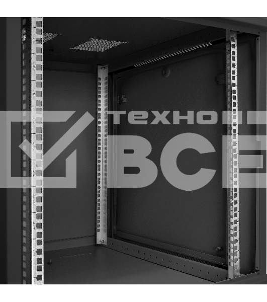 Шкаф телекоммуникационный 19' настенный 12U ExeGate EC-WM-12U.600.M.BLACK (19', 12U, 600x600x635 мм (ШхГхВ), передняя дверь металл, съемные боковые панели, пыле- и влагозащита IP23, черный RAL 9004)