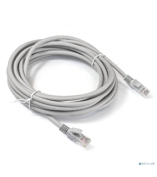 Патч-корд LSZH ExeGate EX290422RUS UTP-RJ45-RJ45-5e-10M-LSZH-GY, UTP, cat.5e, 10м, серый