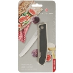Нож кухонный Victorinox Swiss Classic 6.7803.F стальной столовый лезв.110 мм прямая заточка черный карт.коробка, фото3
