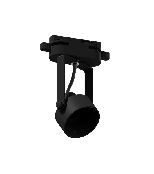 Корпус светильника C6602 PBK черный полированный D60*H135mm Out122mm MR16 GU10 (насадки D60mm)