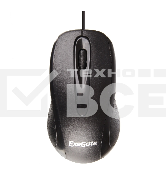 Мышь проводная ExeGate Professional Standard SH-9026 черный, 1000 dpi, USB, кнопки - 3