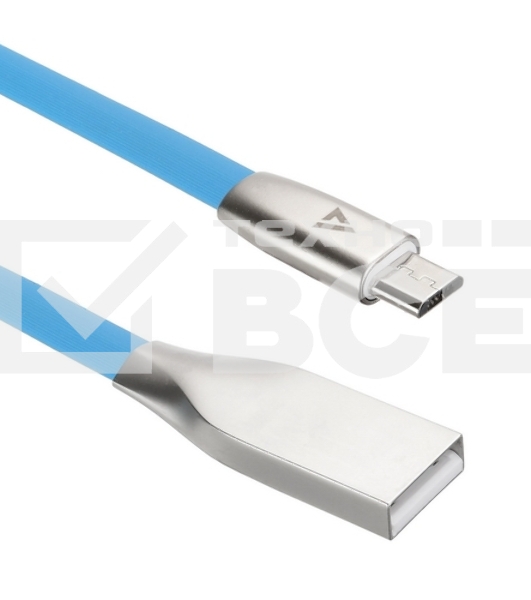 Кабель USB ACD-Infinity MicroUSB ~ USB-A TPE, 1.2м, синий (ACD-U922-M1L)