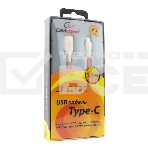 Кабель USB 2.0 Cablexpert CC-G-USBC01R-1.8M, AM/Type-C, серия Gold, длина 1.8м, красный, блистер, фото2