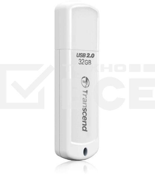 Флеш диск Transcend 32Gb Jetflash 370 TS32GJF370 USB2.0 белый