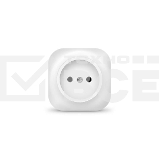 Розетка 1-м ОП 10А IP20 без заземл. бел. IONICH 1415