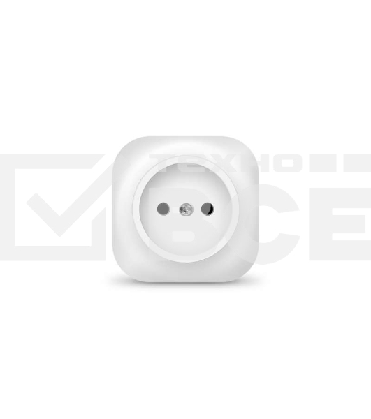 Розетка 1-м ОП 10А IP20 без заземл. бел. IONICH 1415
