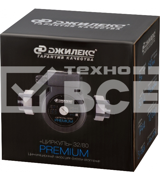 Насос циркуляционный Джилекс Циркуль 32/80 PREMIUM 245Вт 6600л/час (3281)