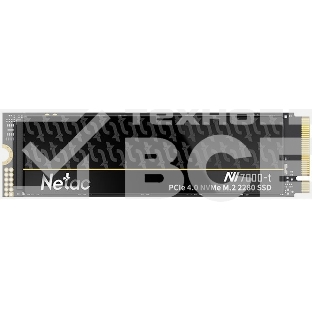 Накопитель SSD Netac NV7000-T, 2Tb, M.2 2280, PCIe 4.0 x4, NVMe, R/W 7300/6700, с радиатором