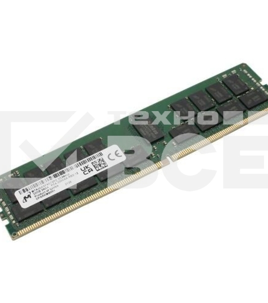 Оперативная память Crucial, DDR4, 32GB (1x32 GB), 3200 MHz, CL22, ECC, RDIMM, OEM