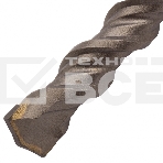 Бур по бетону, двойная спираль, Cobalt W-tip, 18x310 мм, SDS PLUS Denzel, фото6