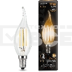 Лампа Gauss LED Filament Свеча на ветру E14 11W 720lm 2700K 1/10/50, фото2