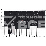 Клавиатура для ноутбука Lenovo ThinkPad X1 Extreme 2nd Gen. черная с подсветкой, фото3