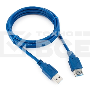 Кабель Gembird PRO CCP-USB3-AMAF-6, USB 3.0 кабель удлинительный 1.8м AM/AF позол. контакты, пакет