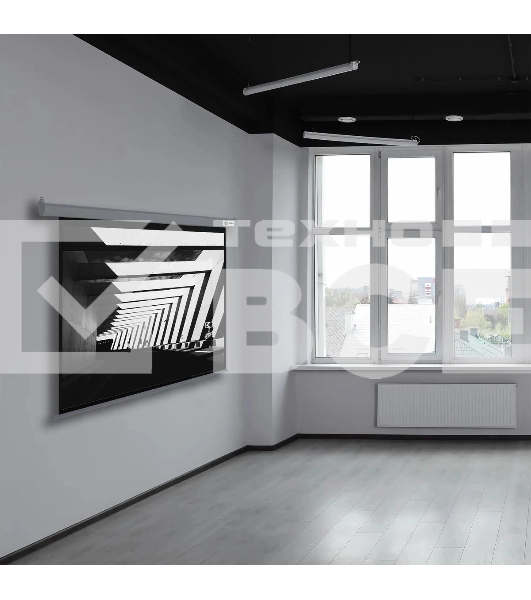 Экран Cactus 175x280см SIlverMotoExpert CS-PSSME-280X175-DG 16:10 настенно-потолочный рулонный тёмно-серый (моторизованный привод)
